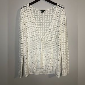 Eddie Bauer - Hand Crocheted Cardigan